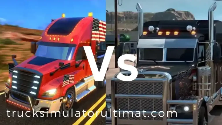 Alaskan truck simulator vs truck simulator ultimate mod apk