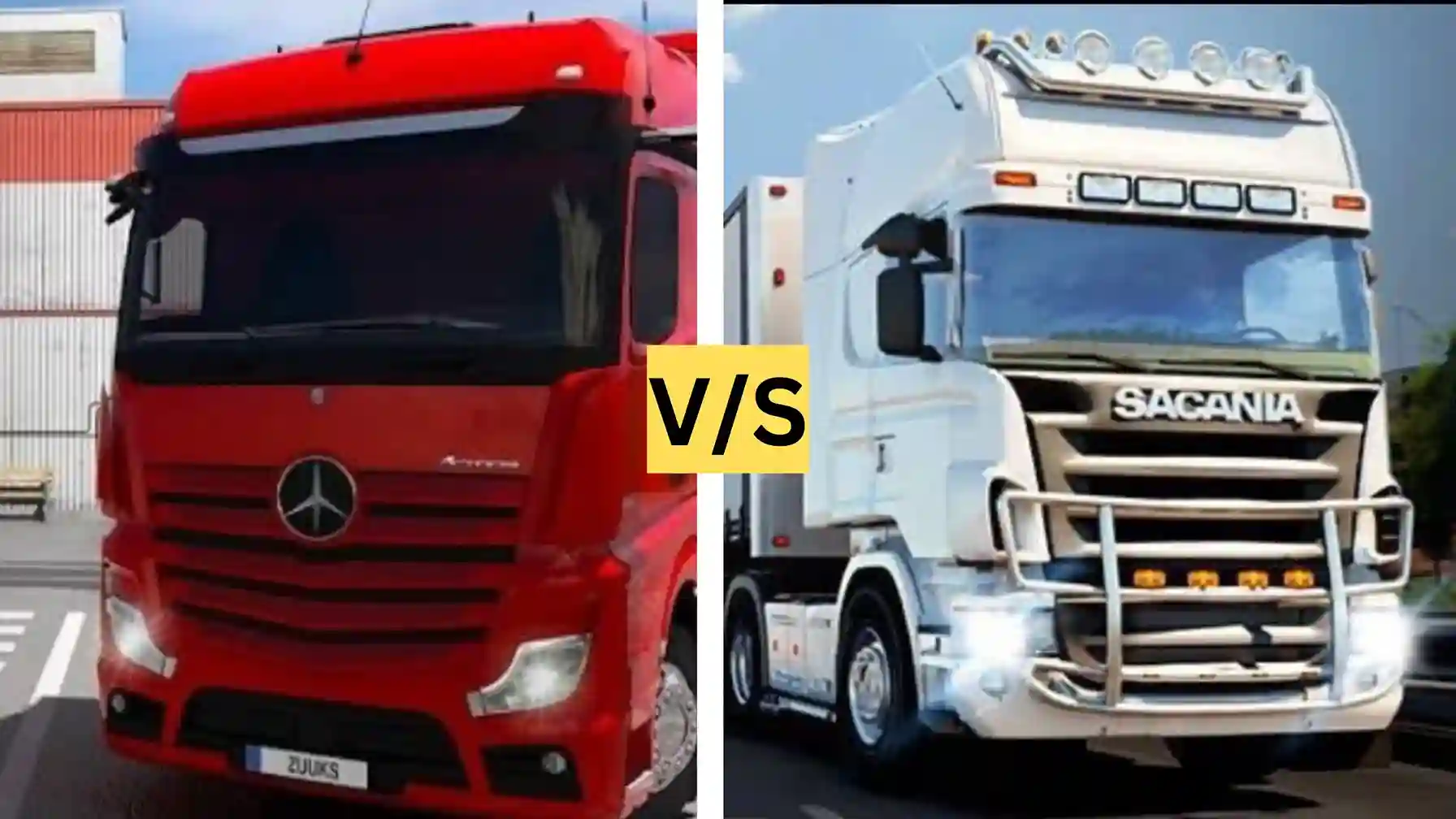 truck simulator ultimate vs world driving simulator