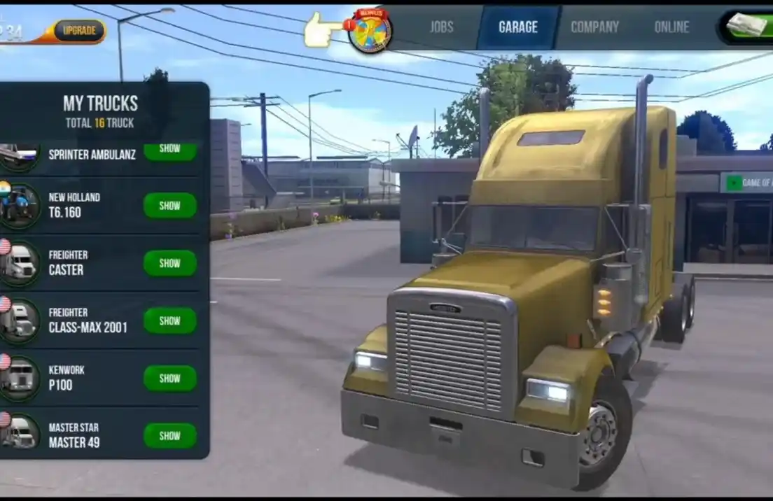 suporte ao controlador no Truck Simulator Ultimate