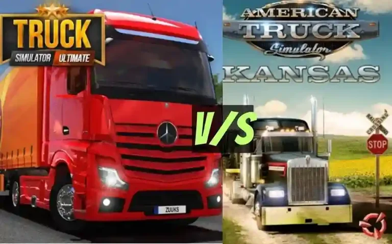 American Truck Simulator VS Truck Simulator Ultimate Mod Apk Comparison